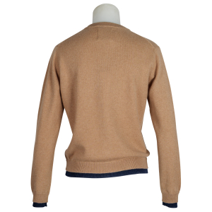 Jumper 1 2 3 4 Cardigan - camel / dunkelblau