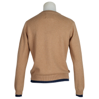 Jumper 1 2 3 4 Cardigan - camel / dunkelblau