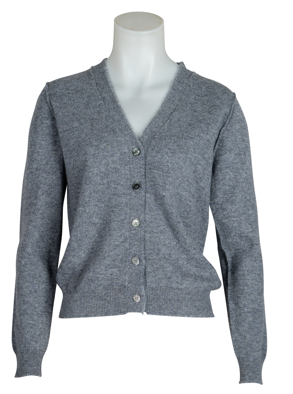 Jumper 1 2 3 4 Cardigan - hellgrau melange