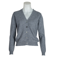 Jumper 1 2 3 4 Cardigan - hellgrau melange