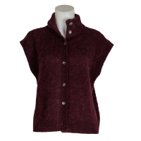 des petits hauts Strickweste "Alibou" bordeaux