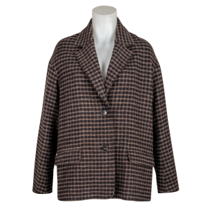 Lis Lareida Blazer "Oslo" kariert - braun /...