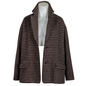 Lis Lareida Blazer "Oslo" kariert - braun /...