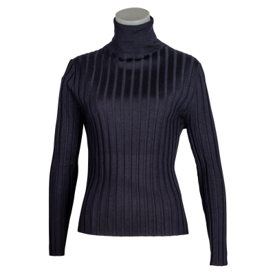 Allude Rollkragen Pullover - dunkelblau