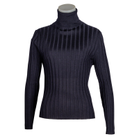 Allude Rollkragen Pullover - dunkelblau