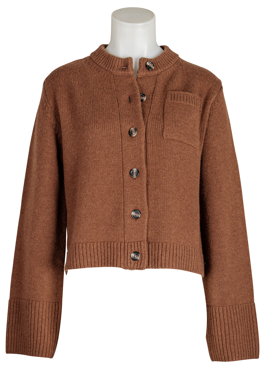 Anna V Berg Cardigan "Lilly" - rehbraun