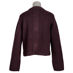 Anna V Berg Cardigan "Lilly" - aubergine