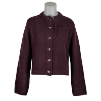 Anna V Berg Cardigan "Lilly" - aubergine