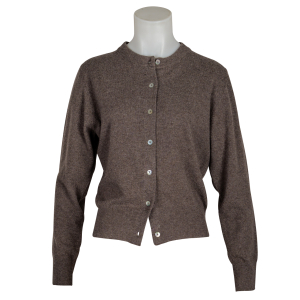 Anna V Berg Cardigan "Clara" - schlamm melange