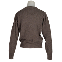 Anna V Berg Cardigan "Clara" - schlamm melange