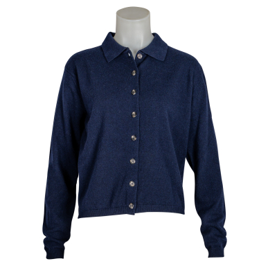 Anna V Berg Cardigan "Luna" - dunkelblau
