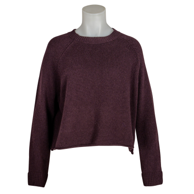 Anna V Berg Pullover "Gina" - aubergine