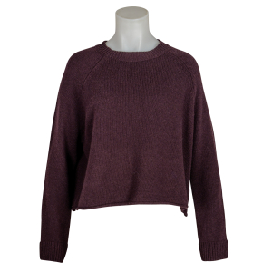 Anna V Berg Pullover "Gina" - aubergine