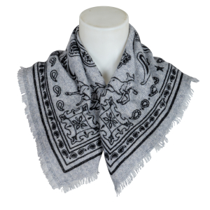 Anna V Berg Tuch Cashmere  "Nele" - hellgrau /...