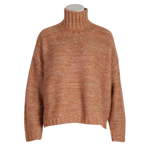 Lu Ren  Rollkragen Pullover "Cleon" - zimt /...