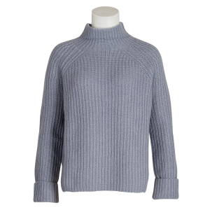 Lu Ren Pullover "Yuna" - grau blau