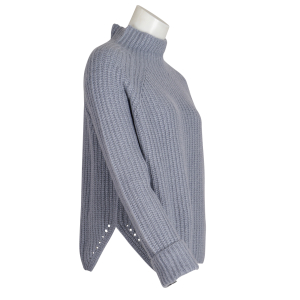 Lu Ren Pullover "Yuna" - grau blau
