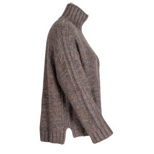 Lu Ren Rollkragen Pullover "Cleon" - grau taupe...