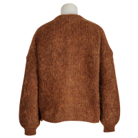 des petits hauts Cardigan "Alma" - cognac melange