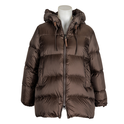 Mabrun Daunen Jacke "Fatima" - dunkelbraun
