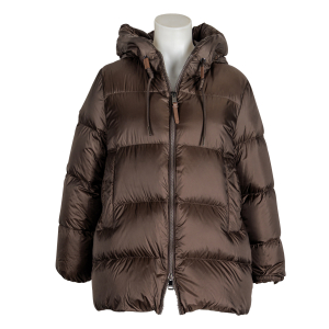 Mabrun Daunen Jacke "Fatima" - dunkelbraun