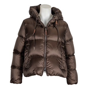 Mabrun Daunenjacke "Fanny" - dunkelbraun