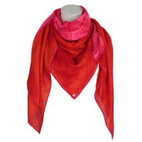 friendly hunting - Cashmere Tuch "Garden Eden" - rot pink