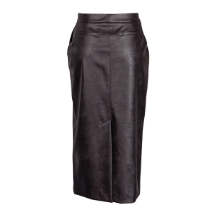 Kiltie Lederrock vegan  "Anais" - braun