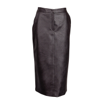 Kiltie Lederrock vegan  "Anais" - braun