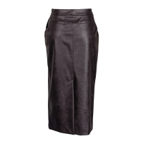 Kiltie Lederrock vegan  "Anais" - braun