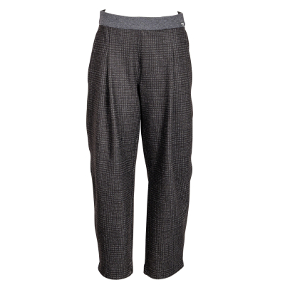 Cambio Hose "Olive" Glencheck - schwarz / beige