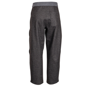 Cambio Hose "Olive" Glencheck - schwarz / beige