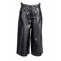 Cambio Leder Vegan Hose/Rock/Bermuda "Ellen" - schwarz