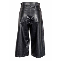 Cambio Leder Vegan Hose/Rock/Bermuda "Ellen" - schwarz