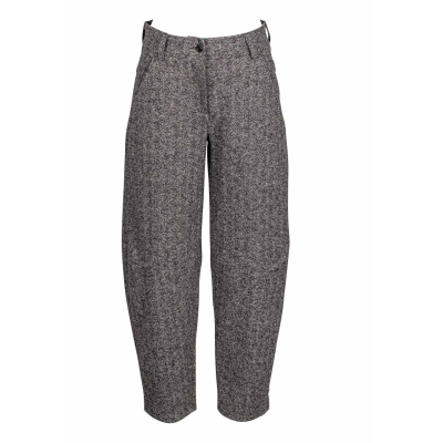 Cambio Hose "Orly Plain" Fischgrat - schwarz ecru