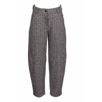 Cambio Hose "Orly Plain" Fischgrat - schwarz ecru