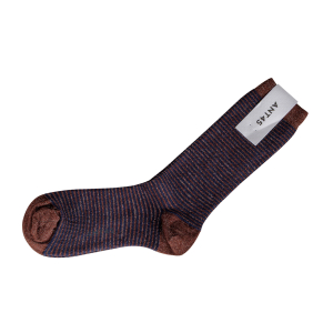 ANT45 - Socken "Lapua" - dunkelblau braun