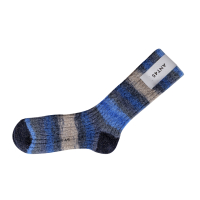 ANT45 - Socken "Ranua" - gestreift blautöne