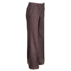 QL2-Quelledue - Hose - Melody - Tweed -  aubergin