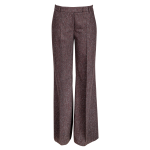 QL2-Quelledue - Hose - Melody - Tweed -  aubergin