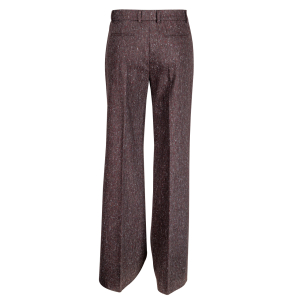 QL2-Quelledue - Hose - Melody - Tweed -  aubergin