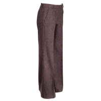 QL2-Quelledue - Hose - Melody - Tweed -  aubergin