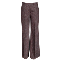 QL2-Quelledue - Hose - Melody - Tweed -  aubergin